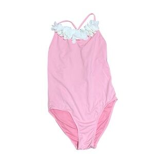 ZARA Kids Girls Pink One-Piece Swimsuit Size 8–9Y (130 cm)